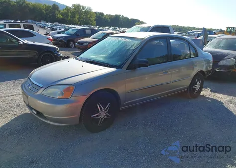 2003 Honda Civic Lx from USA, damaged, VIN JHMES165X3S001172